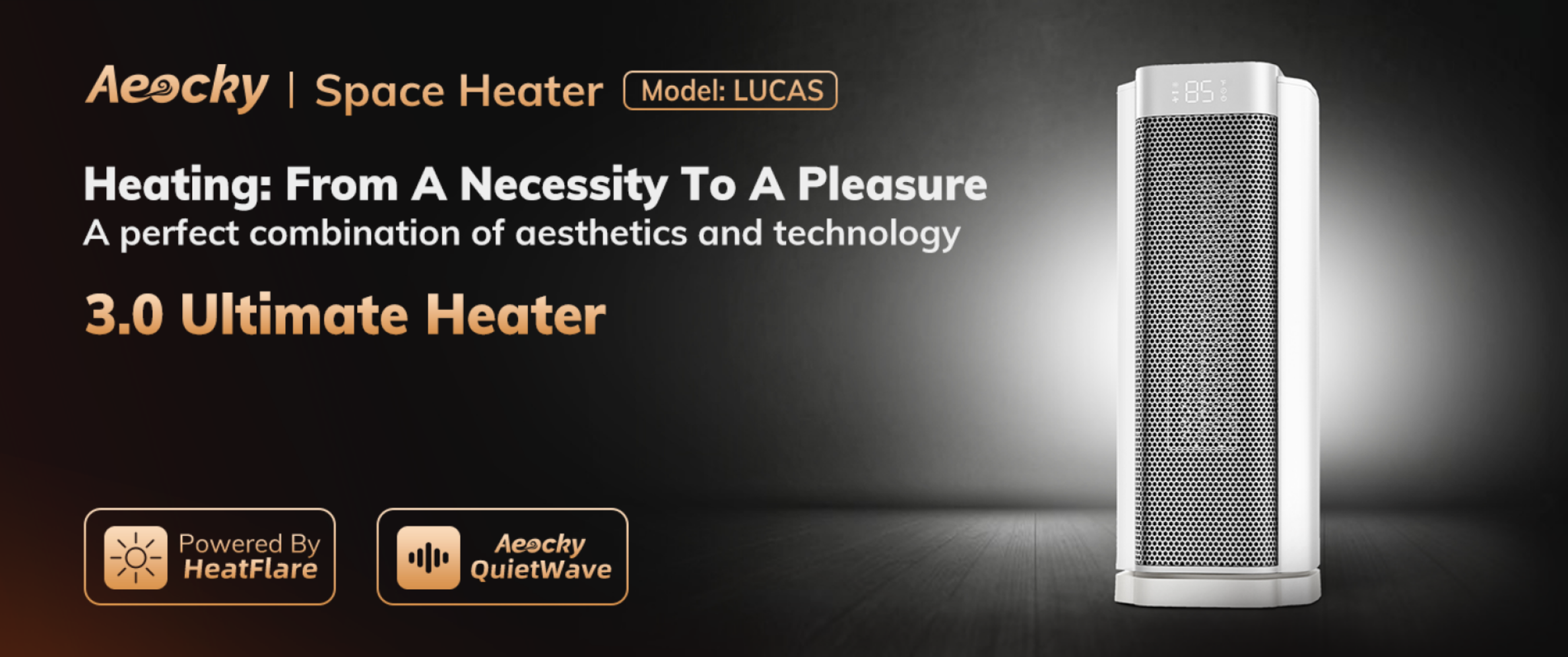 Our Winter Warmth Companion: The Aeocky Lucas Heater, Redefining Comfort and Efficiency