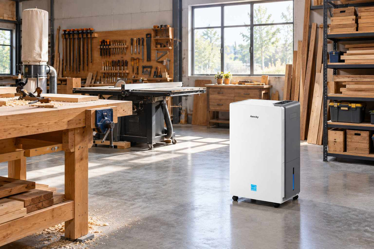 Aeocky Rhea 003 Dehumidifier Review: Is It the Best Dehumidifier for a Woodworking Shop?