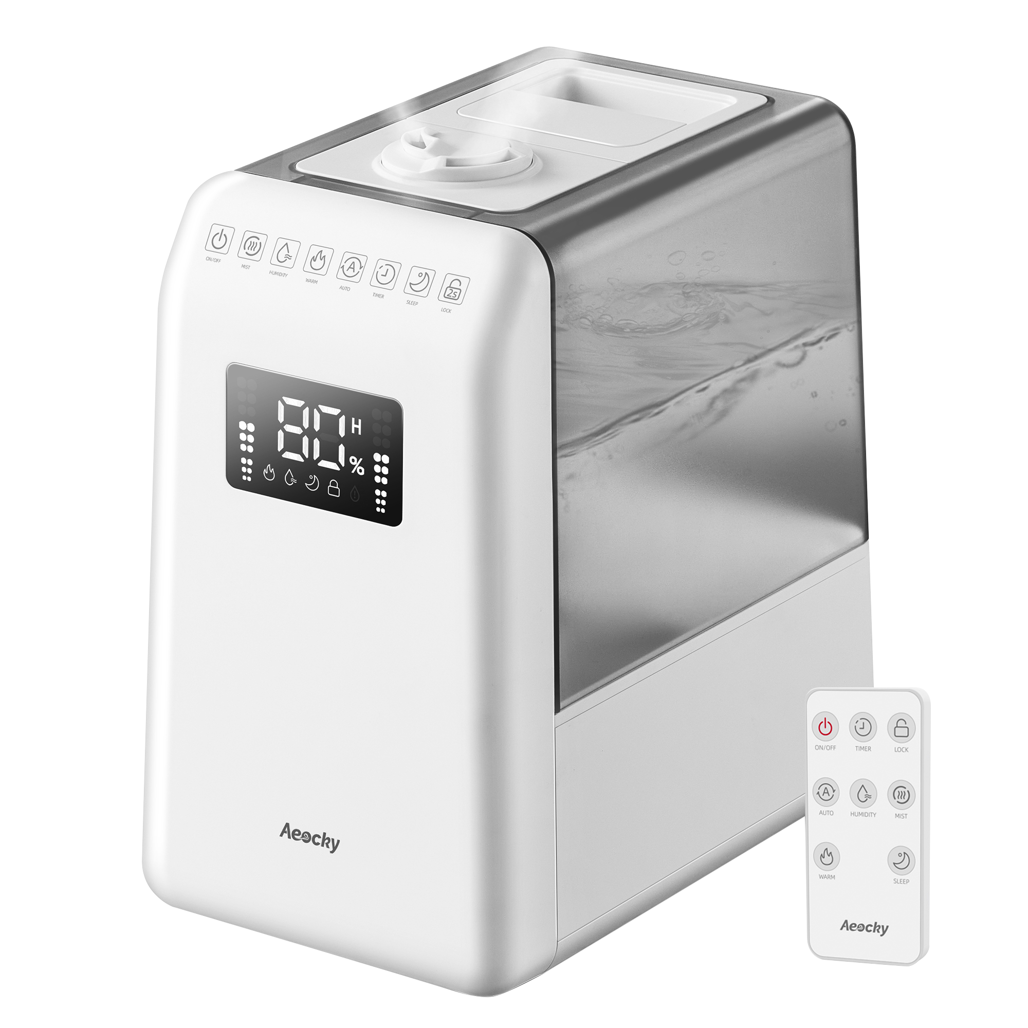 AEOCKY Humidifier Model MiraMix - Warm and Cool Mist