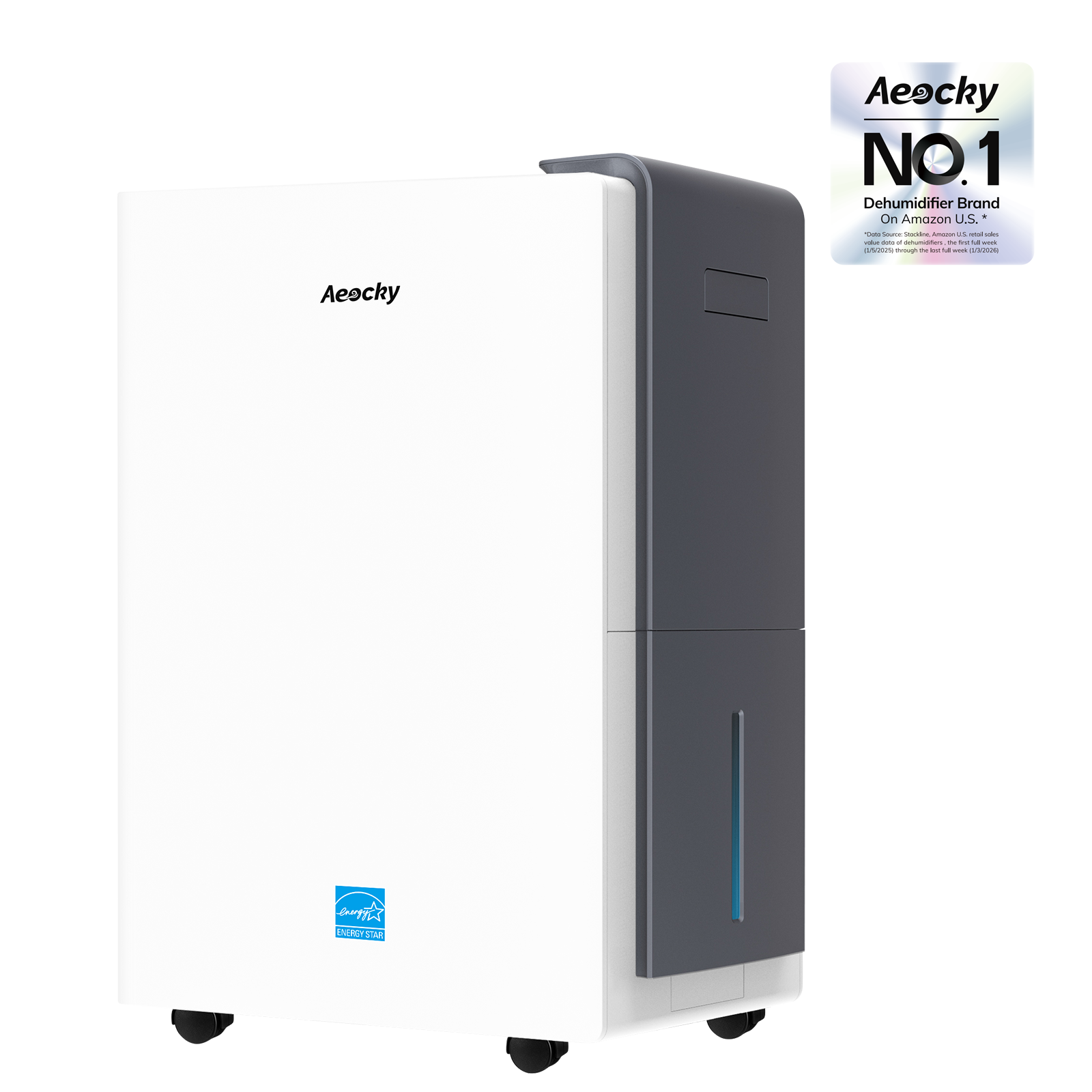 AEOCKY Dehumidifier Model Rhea-003 , Max 140 Pint/D(7000 Sq.Ft)