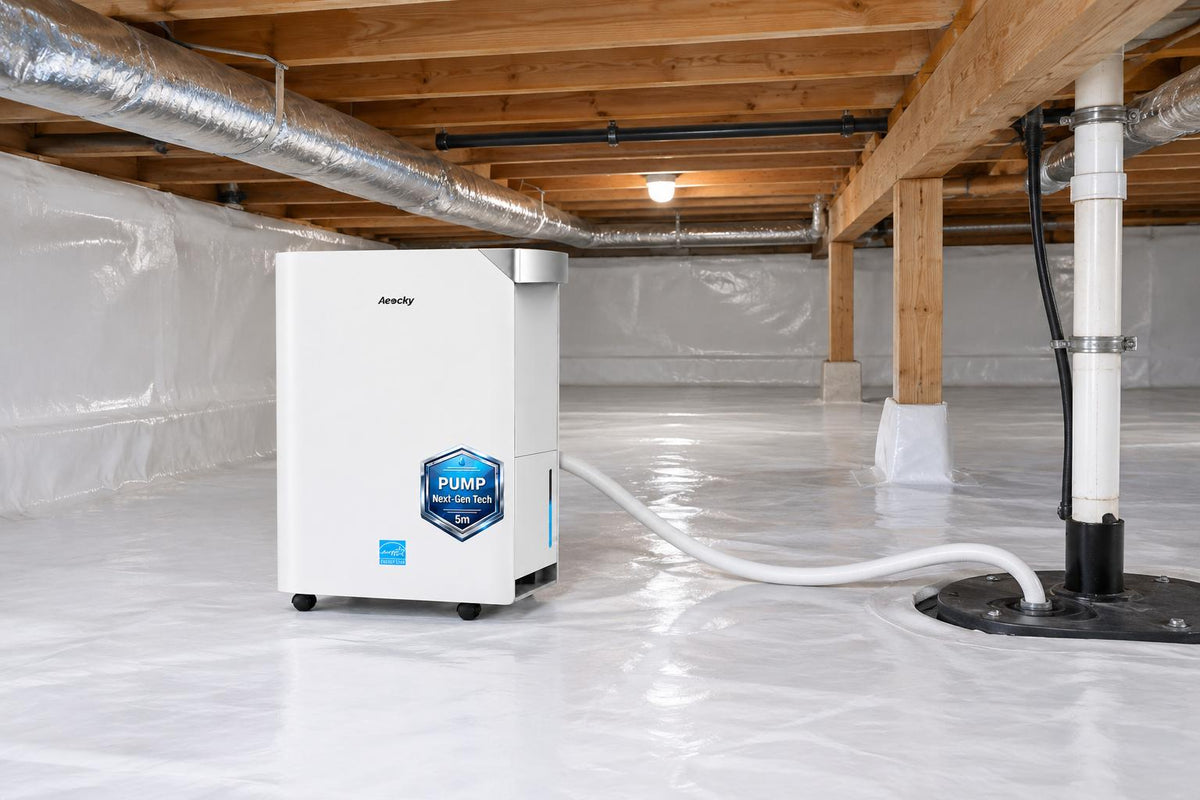 Best Dehumidifier for Crawl Spaces: Size, Drainage & Humidity Control