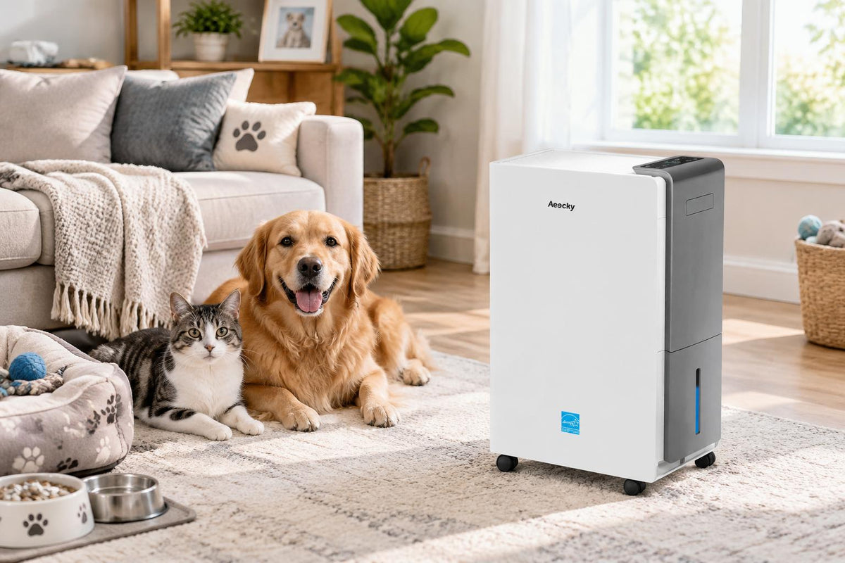 Dehumidifiers for Pet Owners: Reducing Odors, Dampness & Pet Dander