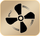 Large-diameter fan icon