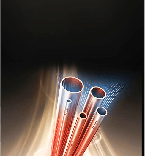 Pure-copper tubing