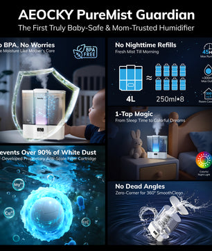AEOCKY Humidifier Model Walden - for baby specially