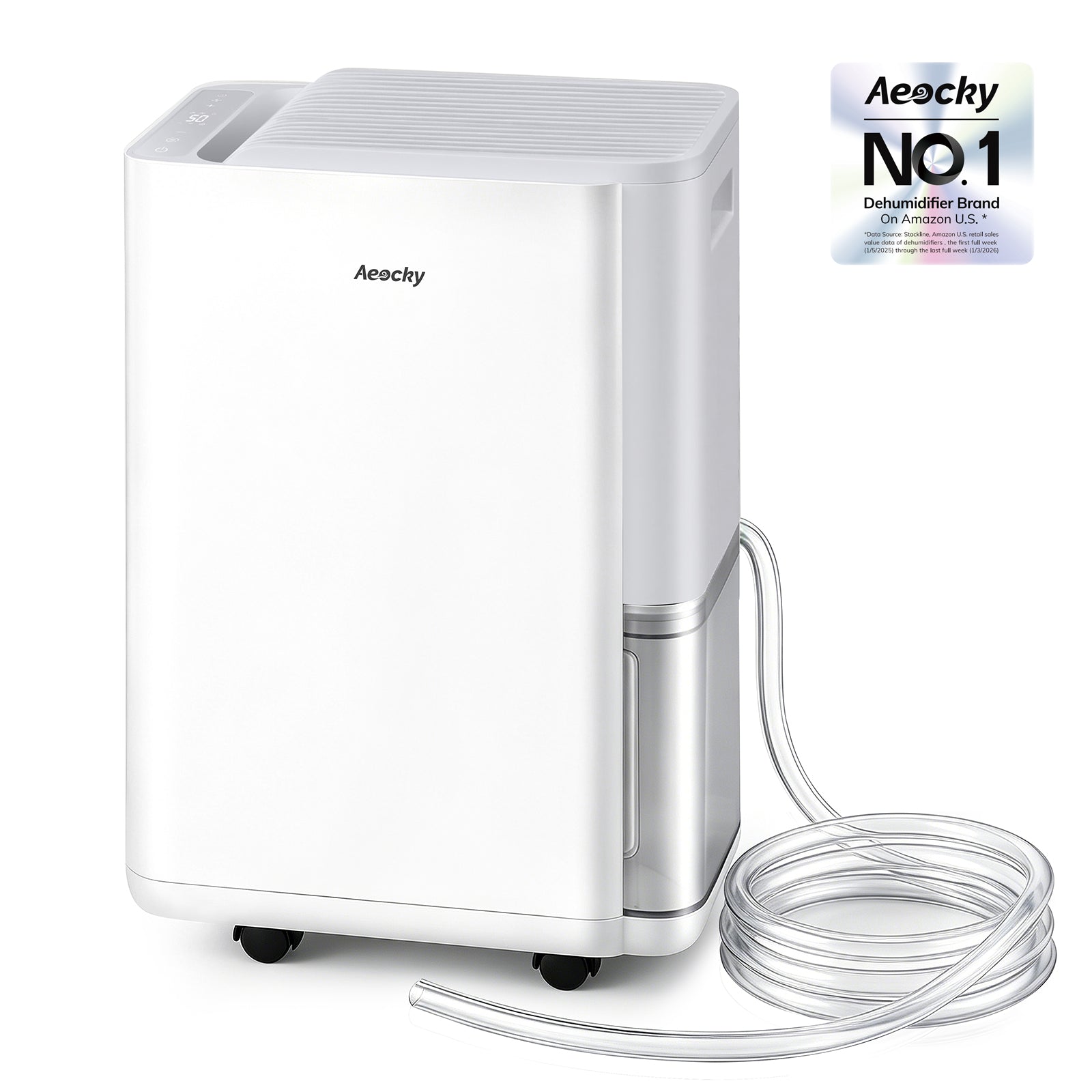 AEOCKY Dehumidifier Model Arion  - Max 40 Pint/D (2800 Sq.Ft)