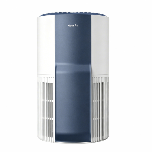 AEOCKY 4200 sq. ft. Energy Star Air Purifier, Proprietary YearChange Filter Tech, with Multi-Effect Filter, Washable Pre-Filter, Scent Capsule, Air Quality Monitor, for Home Large Room Bedroom Pets Odor (Luna Blue)