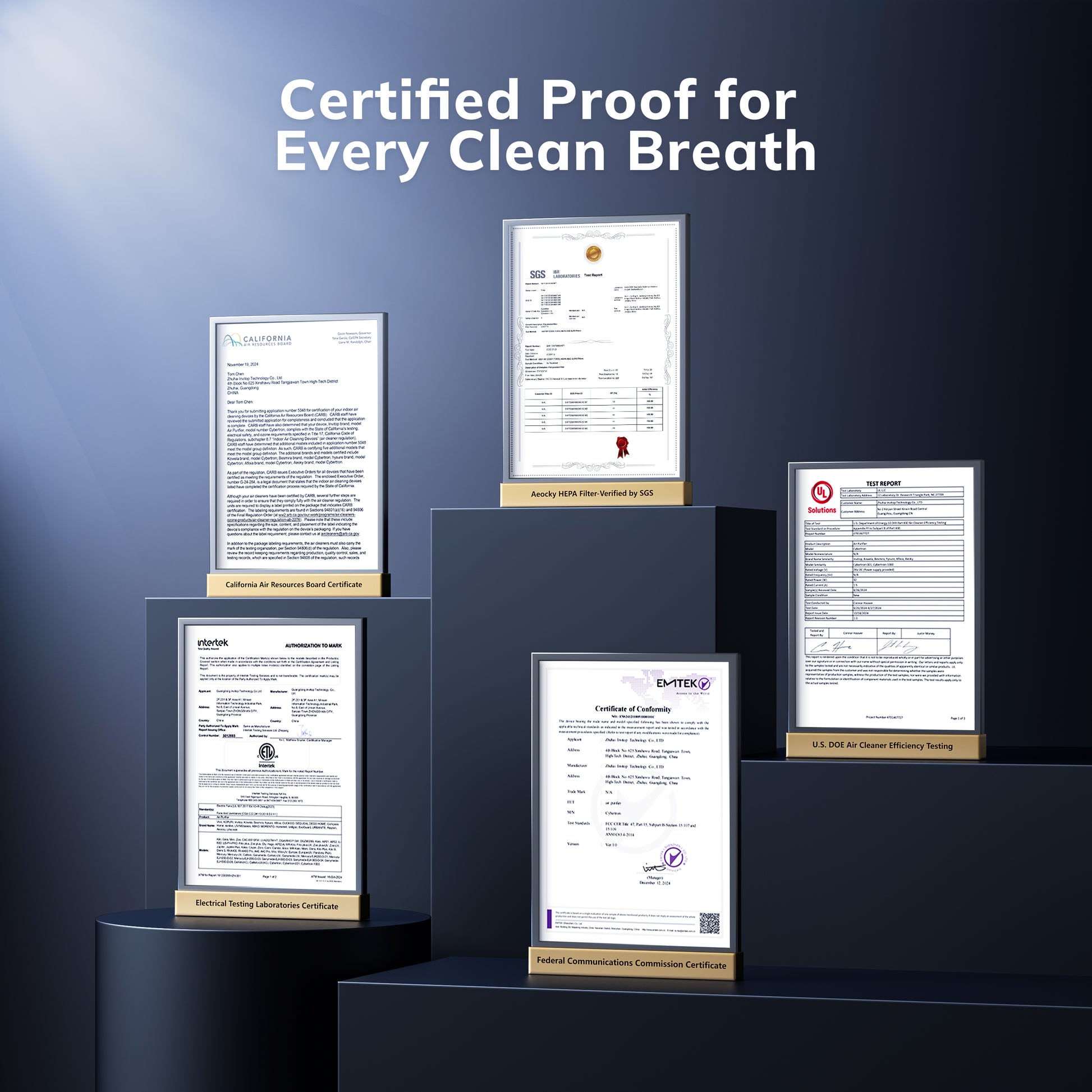 AEOCKY Air Purifier Model Cybertron