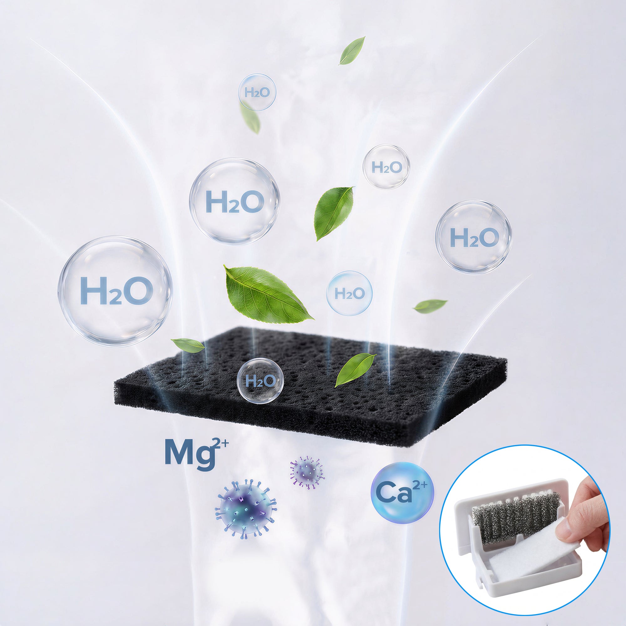 AEOCKY Humidifier Filter for MiraMix-001 (6pcs)