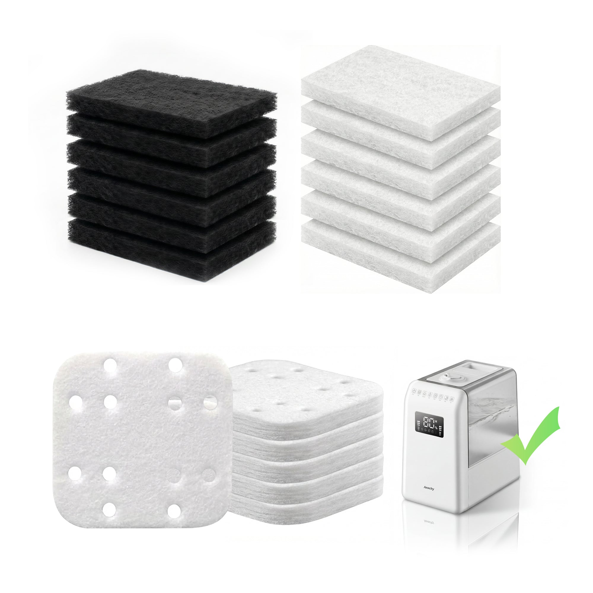 AEOCKY Humidifier Filter for MiraMix-001 (6pcs)