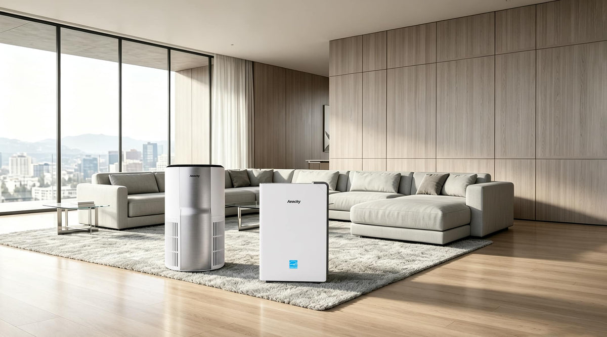 AEOCKY air solution in a large open living space