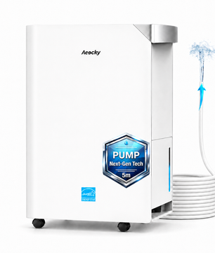 AEOCKY Dehumidifier Model Leo-003, Max 140 Pint/D (7000 Sq.Ft)