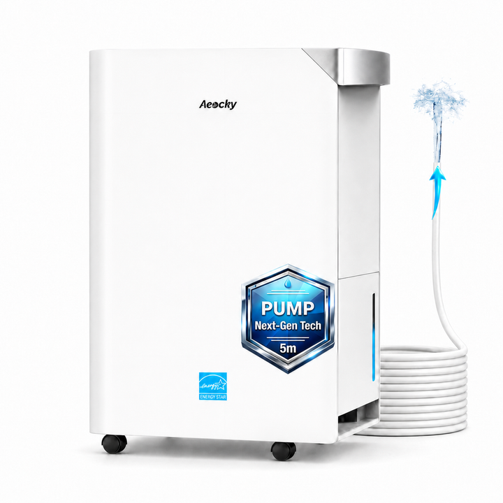 Aeocky Leo Energy Star Most Efficient  Dehumidifier with Pump for Basement & Home