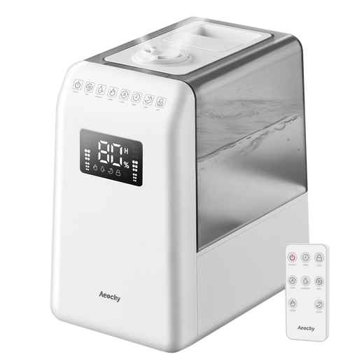 Aeocky MiraMix Warm & Cool Mist Humidifier for Large Rooms & Bedroom