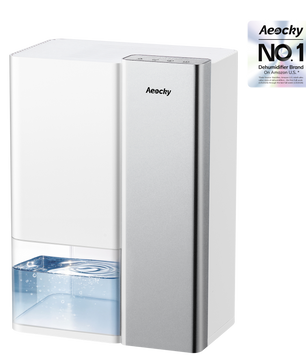 AEOCKY Small Dehumidifier Model VivaSilent, Max 64oz