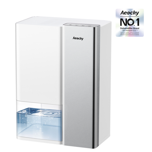 AEOCKY Small Dehumidifier Model VivaSilent, Max 64oz