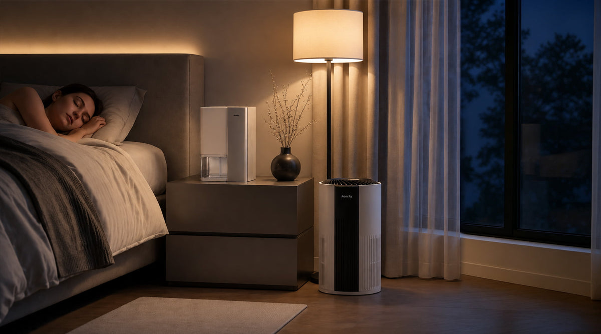 AEOCKY air solution in a quiet sleep space