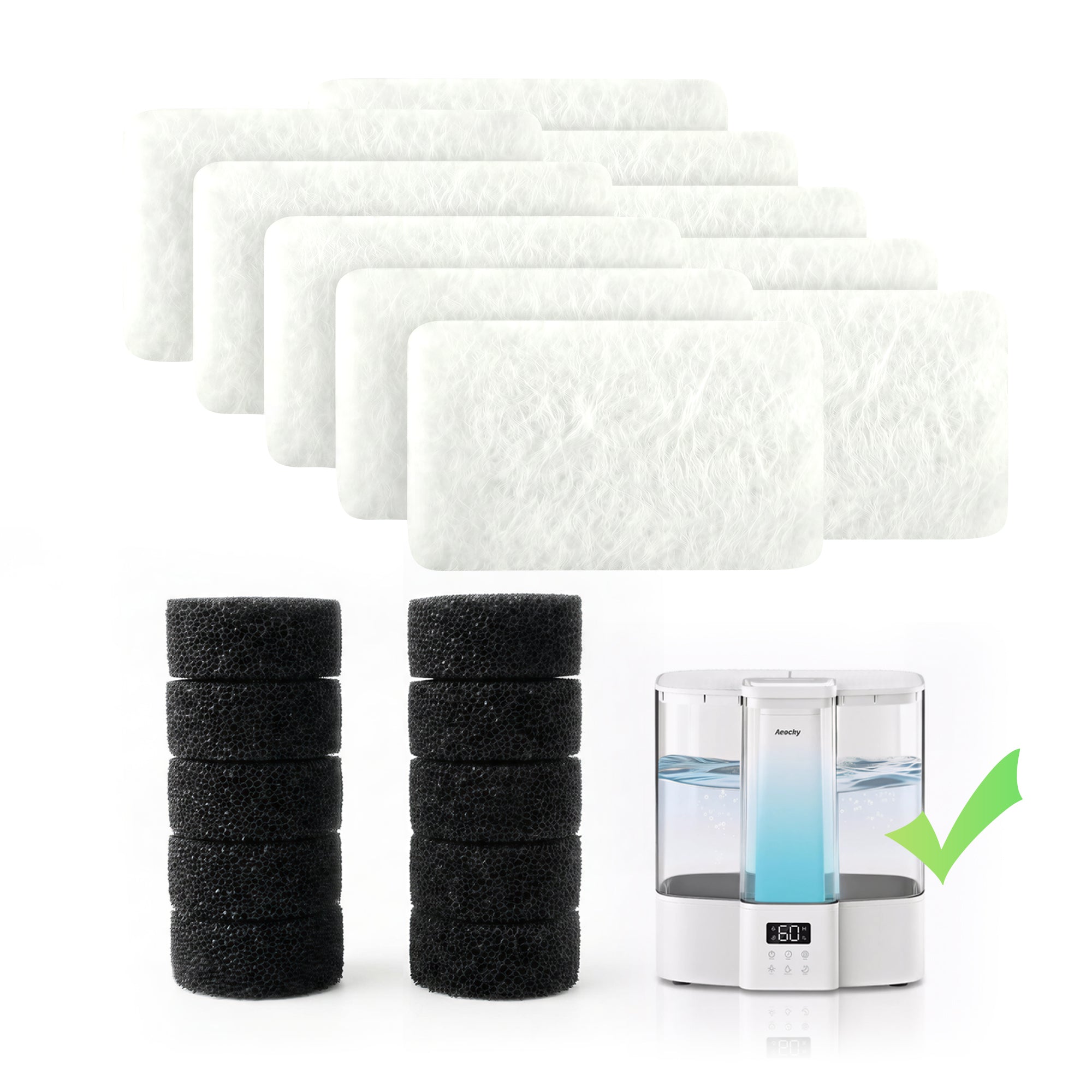 AEOCKY Humidifier Filter for Walden-ENFG3A (10pcs)