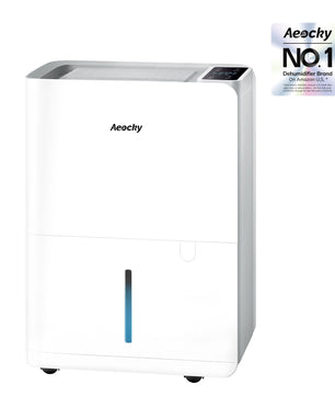 AEOCKY Dehumidifier Model Boreas  - Max 50 Pint/D (3500 Sq.Ft)